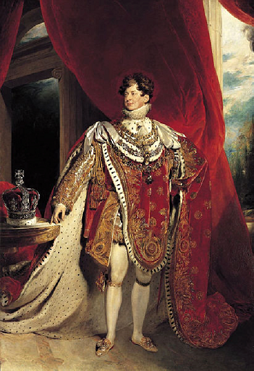 George IV de Grande-Bretagne en habit de sacre - par Sir Thomas Lawrence - 1822